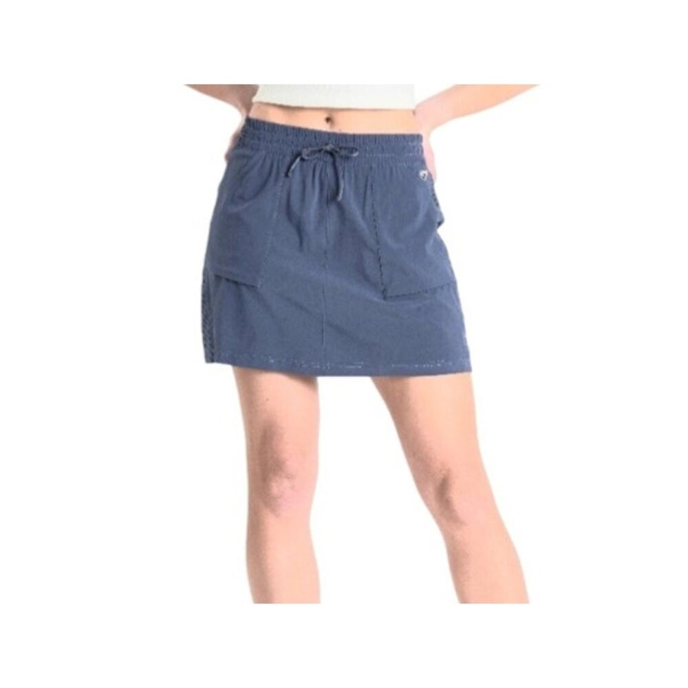 Kuhl Womens Heather Gray Mova Skort With Adjustable Drawcord and Pockets Size L